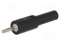 Connector: 2mm banana; adapter; 36A; 30VAC; 60VDC; black ELECTRO-PJP PJPADA204-N