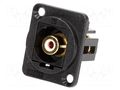 Coupler; RCA socket,both sides; FT; XLR standard; 19x24mm CLIFF CP30231