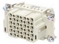 Connector: HDC; contact insert; female; 10A; 250V; Han® HMC; PIN: 42 HARTING 09162423101