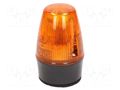 Signaller: lighting; continuous light,blinking light; orange MOFLASH SIGNALLING LEDS100-01-01