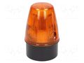 Signaller: lighting; continuous light,blinking light; orange MOFLASH SIGNALLING LED100-03-01