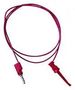 MINI PLUNGER-4MM BANANA PLUG, RED, 24" BU-P3782-24-2