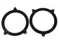 Speaker frame; 130mm; BMW; BMW 3 (E46) 1999->; BMW 3 rear doors 4CARMEDIA RAM-20.449/K