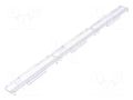 LED lens; rectangular; plexiglass PMMA; transparent; H: 6.4mm LEDIL C14530
