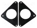 Speaker frame; 100mm; Renault; Renault Master II; 2pcs. 4CARMEDIA RAM-20.499/K