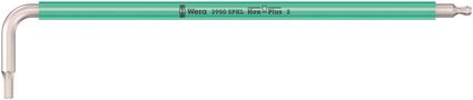 3950 SPKL Multicolour L-key, metric, stainless, 2.0x101, Wera 05022661001