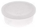 Stopper; Body: semi-transparent; Out.diam: 36.7mm; H: 12mm; LDPE SUNDPLAST KSH21