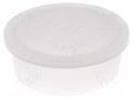 Stopper; Body: semi-transparent; Out.diam: 35.5mm; H: 12mm; LDPE SUNDPLAST KSH20