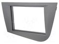 Radio frame; Seat; 2 DIN; anthracite ACV RAM-40.188.3