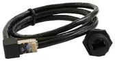 ENET CABLE, RJ45 JACK-R/A PLUG, CAT6, 1M MP009789