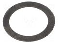 Gasket; chloroprene; Thk: 1.5mm; Øint: 15.5mm; Øout: 24mm; M16; black HELLERMANNTYTON AWS-M16