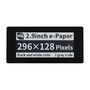 Capacitive Touch Display E-paper E-Ink - 2.9'' 296x128px - SPI/I2C - black and white - for Raspberry Pi - Waveshare 19967 WSR-19723 5904422347291