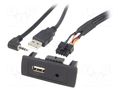 USB/AUX adapter; Mercedes; Mercedes Vito (V447) 2015-> PER.PIC. USB.MERCEDES.01