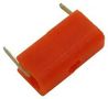 TEST JACK, HORIZONTAL, 5A, ORANGE 105-0756-001
