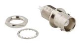 RF/COAXIAL BNC BULKHEAD RECEPTACLE STR 50 OHM SOLDER 031-2221.