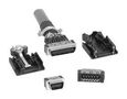 MINI D-SUB CONN, PLUG, 14POS, SOLDER CUP 10114-3000PC