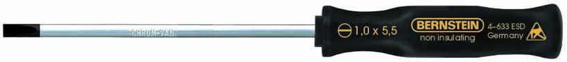 Screwdriver with dissipative special-square pattern handle, 125 x 5.5 mm 4-633