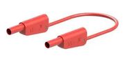 STACKABLE 4MM BANANA PLUG, RED, 1M 66.2014-10022