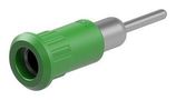 BANANA CONNECTOR, GREEN, SOCKET, 25A 64.3011-25