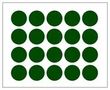 LABEL, PAPER, GREEN, 25MM MP010417