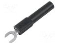Adapter; black; 60VDC; 36A; 43mm; Insulation: polyamide AXIOMET RDA-S4-W2-B