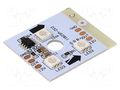 LED; RGB; 150°; No.of diodes: 3; 47mA; 5050,PLCC6; 35x35mm; SMD WORLDSEMI HC-F12V-3535-PCBA