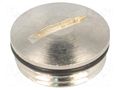 Stopper; PG11; IP68; brass; Plating: nickel; SKINDICHT®; with seal LAPP BL-PG11
