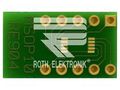 Board: universal; multiadapter; W: 10.4mm; L: 18.1mm; MSOP10 ROTH ELEKTRONIK GMBH RE904