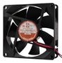 DC AXIAL FAN, BALL, 40CFM, 0.08A, 48V OD8025-48HBIP68