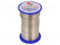 Silver plated copper wires; 2mm; 500g; Cu,silver plated; 16m BQ CABLE SCW-2.00/500
