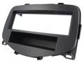 Radio frame; Citroën,Peugeot,Toyota; 1 DIN; matt black PER.PIC. RAM-40.336.1