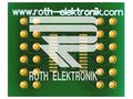 Board: universal; multiadapter; W: 58.9mm; L: 120.1mm; TSSOP24 ROTH ELEKTRONIK GMBH RE933-05