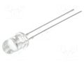 LED; green; 5mm; candle light effect,blinking; 12000÷14400mcd OPTOSUPPLY OSG5DK5A31A
