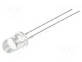 LED; green; 5mm; candle light effect,blinking; 12000÷14400mcd OPTOSUPPLY OSG5DK5A31A