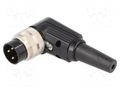 Connector: M16; plug; male; PIN: 3; 5A; 250V; soldering; for cable LUMBERG WSV30