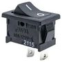ROCKER SWITCH, SPST, 10A, 125VAC, PANEL RA11131121