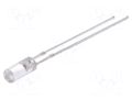 LED; green; 3mm; 750÷1120mcd; 110°; Front: flat; 2.8÷3.6VDC OPTOSUPPLY OSG5TA39B1B