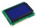 Display: LCD; graphical; 128x64; STN Negative; blue; 93x70x13.6mm RAYSTAR OPTRONICS RG12864K-BIW-VBG