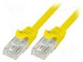 Patch cord; RJ45 plug,both sides; U/UTP; 5e; stranded; CCA; PVC LOGILINK CP1087U