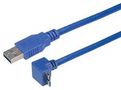 USB CABLE, 3.0, A PLUG-MICRO PLUG, 300MM CA3A-90UMICB-03M
