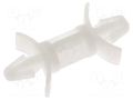 Assembly stud; polyamide; L: 12.7mm; latch/latch; Ø2: 4mm; Ø1: 4mm ESSENTRA RI-DLCBS-3-8-01