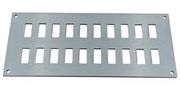 FACE PLATE, 20POS, 175X75X2MM, ALUM FMP-20