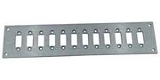 FACE PLATE, 12POS, 205X45X2MM, ALUM FMP-12-SSPF