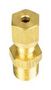 COMPRESSION FITTING, 1/4" BSPT, BRASS FC-035-D