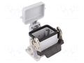 Enclosure for connectors: HDC; size 44.27; with latch; PG16 ILME CHP06LS2