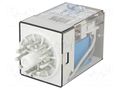 Relay: electromagnetic; 3PDT; Ucoil: 220VDC; Icontacts max: 10A FINDER 60.13.9.220.004