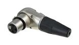 XLR CONN, R/A RCPT, 3POS, CABLE RC3FR