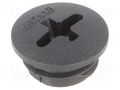 Stopper; M12; 1.5; IP54; polyamide; black; SKINDICHT®; 6mm LAPP BLK-GL-M12/BK