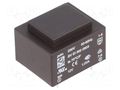 Transformer: encapsulated; 1VA; 230VAC; 12V; 83mA; PCB; BVEI HAHN BVEI3022903