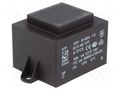 Transformer: encapsulated; 12VA; 230VAC; 15V; 800mA; PCB; BVEI HAHN BVEI4821241